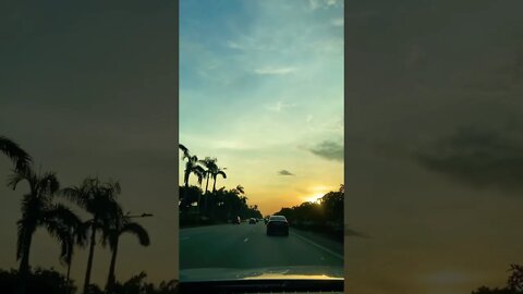 POV: driving during sunset in Singapore #sunset #singapore