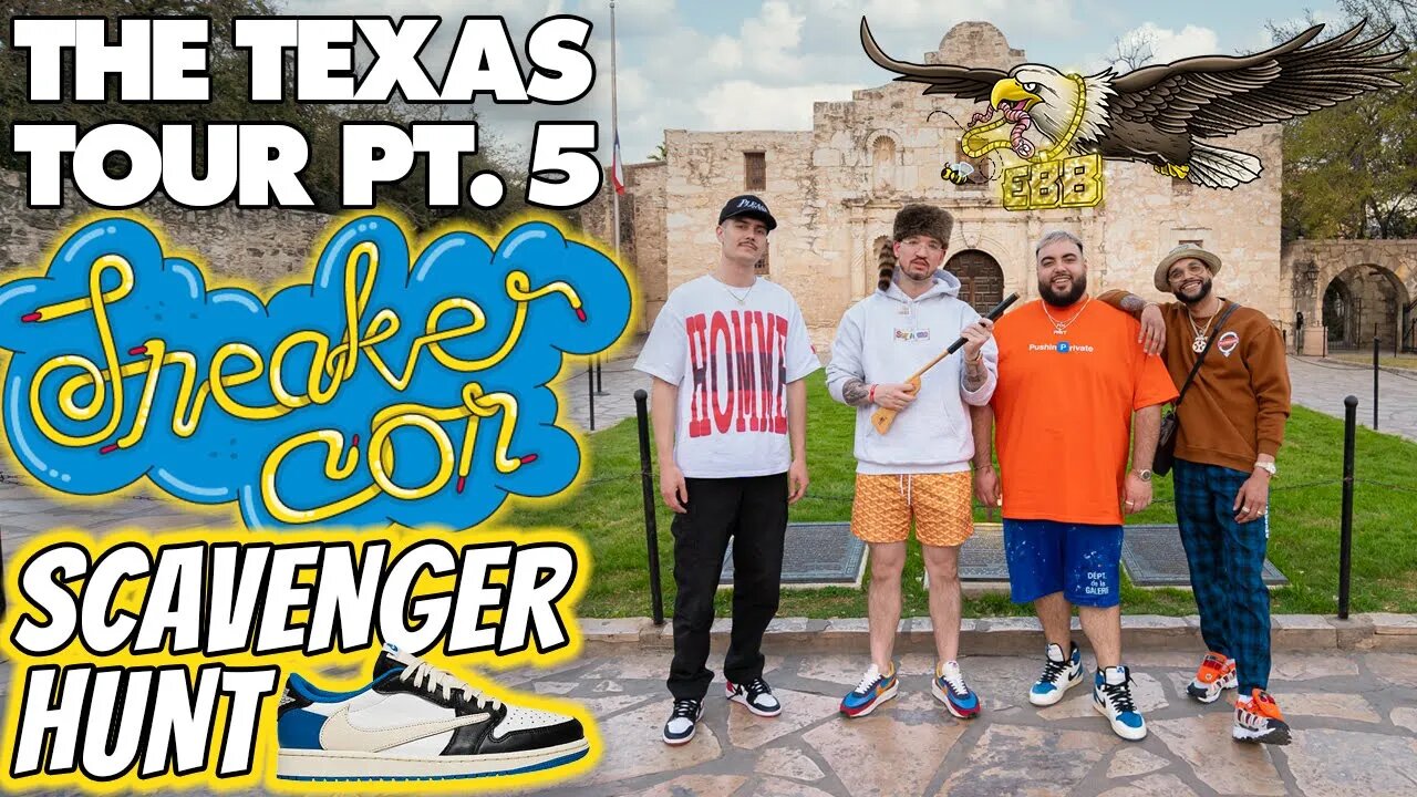 THE TEXAS TOUR: SAN ANTONIO DAY TWO *SNEAKER CON SCAVENGER HUNT*