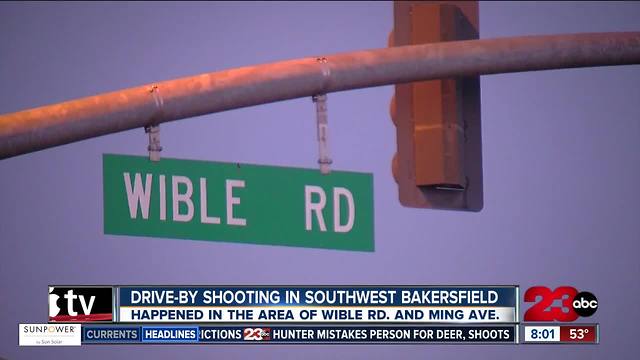 Drive-by shooting in Southwest Bakersfield leaves one man with moderate injuries