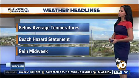 10News Pinpoint Weather for Sun. Dec. 2, 2018