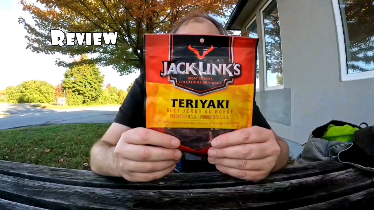 Jack Link's teriyaki beef jerky Review Canada