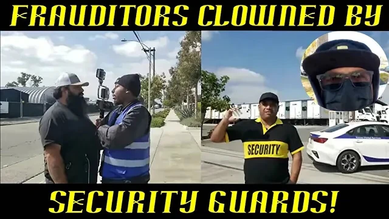 Frauditors SGV News & Pedo Libre Clowned by Security Guards: HAHAHA!