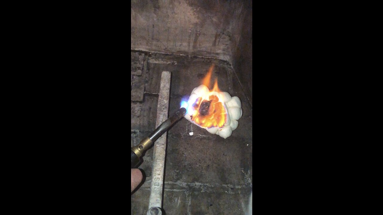 Roasting Marshmallows with Blow Torch