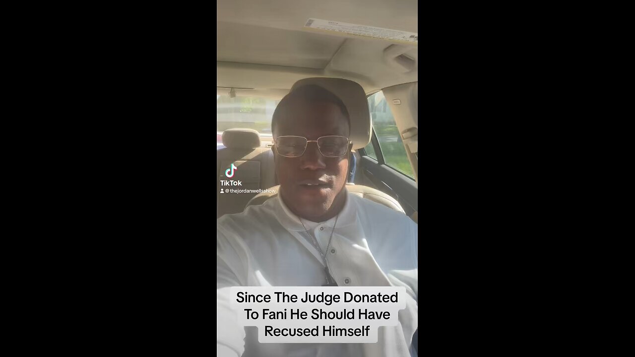 Since The Judge Donated To Fani He Should Have Recused Himself #democrats