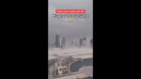 Dubai heavy storm ⛈️