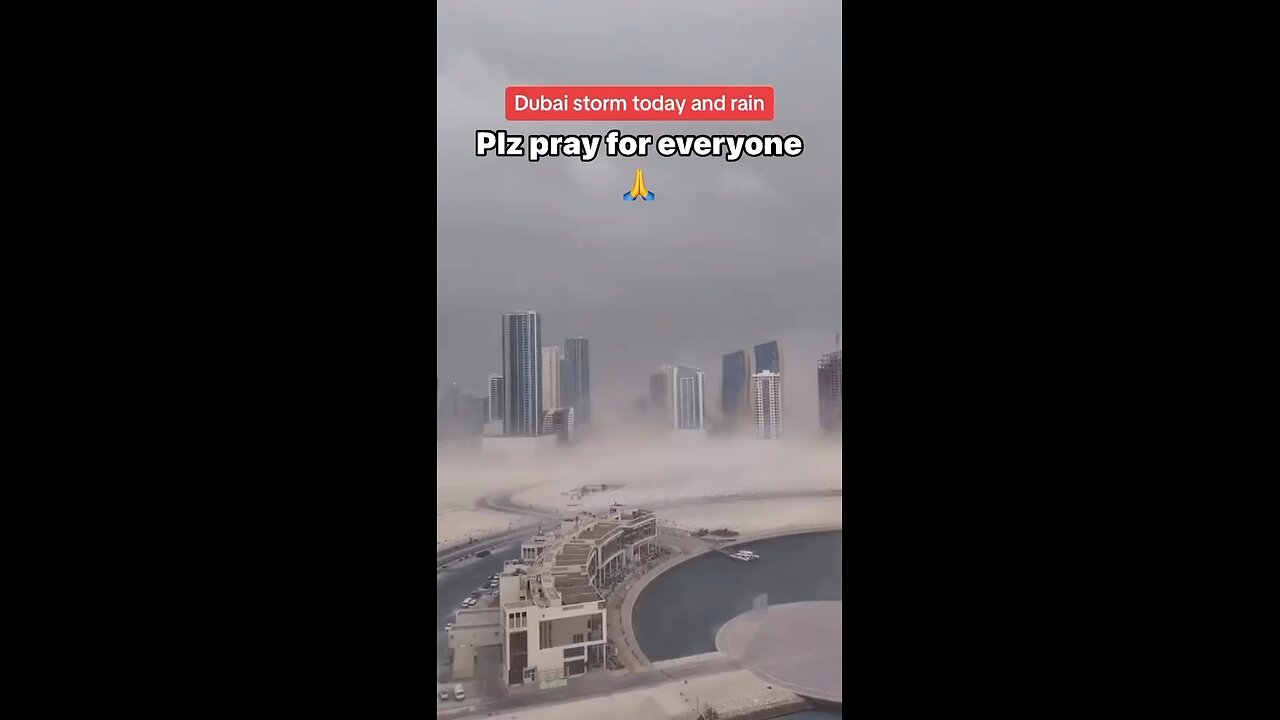 Dubai heavy storm ⛈️