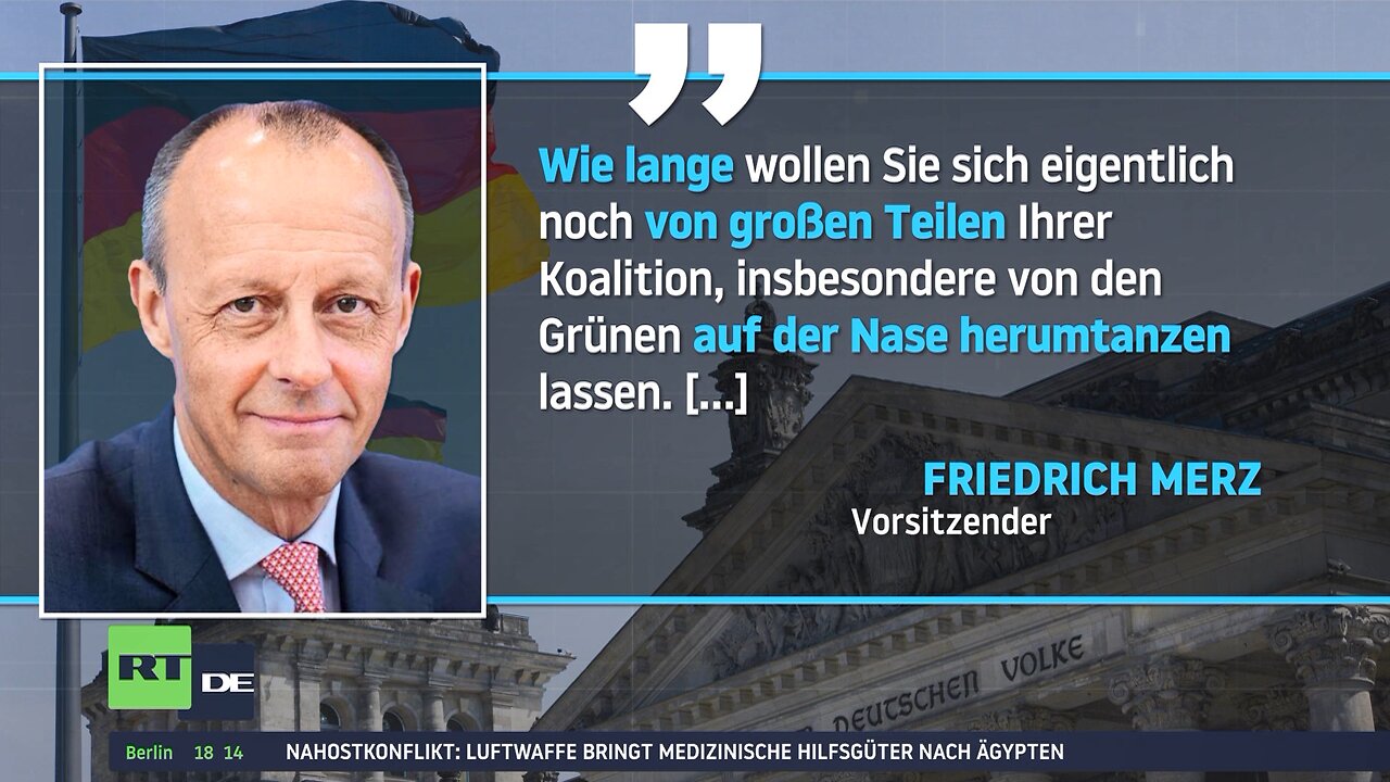 Merz fordert Vertrauensfrage durch Scholz: "Sie gefährden letzten Rest Ihres Ansehens"