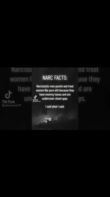 Are Narcissists closeted gays? 🥸🥸