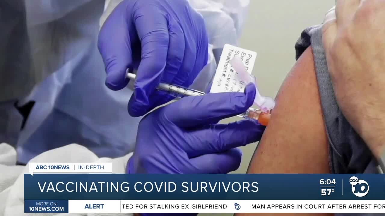 Vaccinating COVID-19 survivors