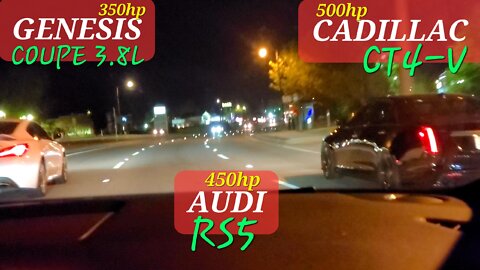 RS5 vs GENESIS vs CT4-V