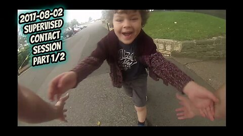 2nd August 2017 Contact session between Ayrton, Gabrielle & daddy at Jungle Zoo in Cleethorpes 1/2