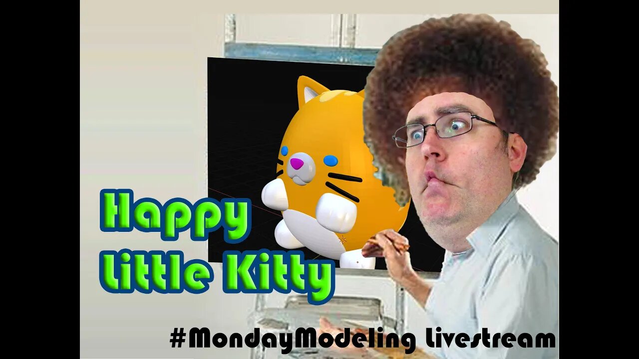 #MondayModeling Modeling a Chibimal Kitty Stream