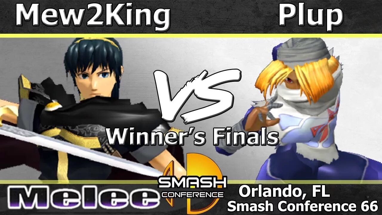 FOX MVG|Mew2King (Sheik & Marth) vs. PG|Plup (Sheik) - Melee Winner's Finals - SC: LXVI