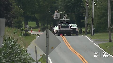 Storm cleanup continues in Harford County