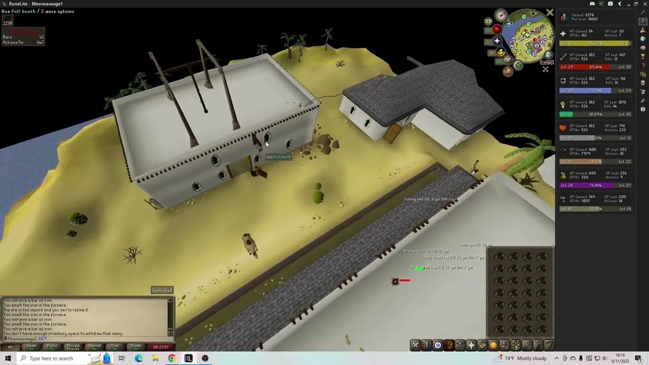 Hardcore Ironman: Grinding Skills and Finishing Daddy's Home Quest