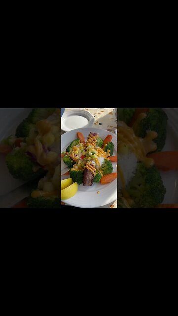 Pre 4th of July dinner! 😋 #foodshorts