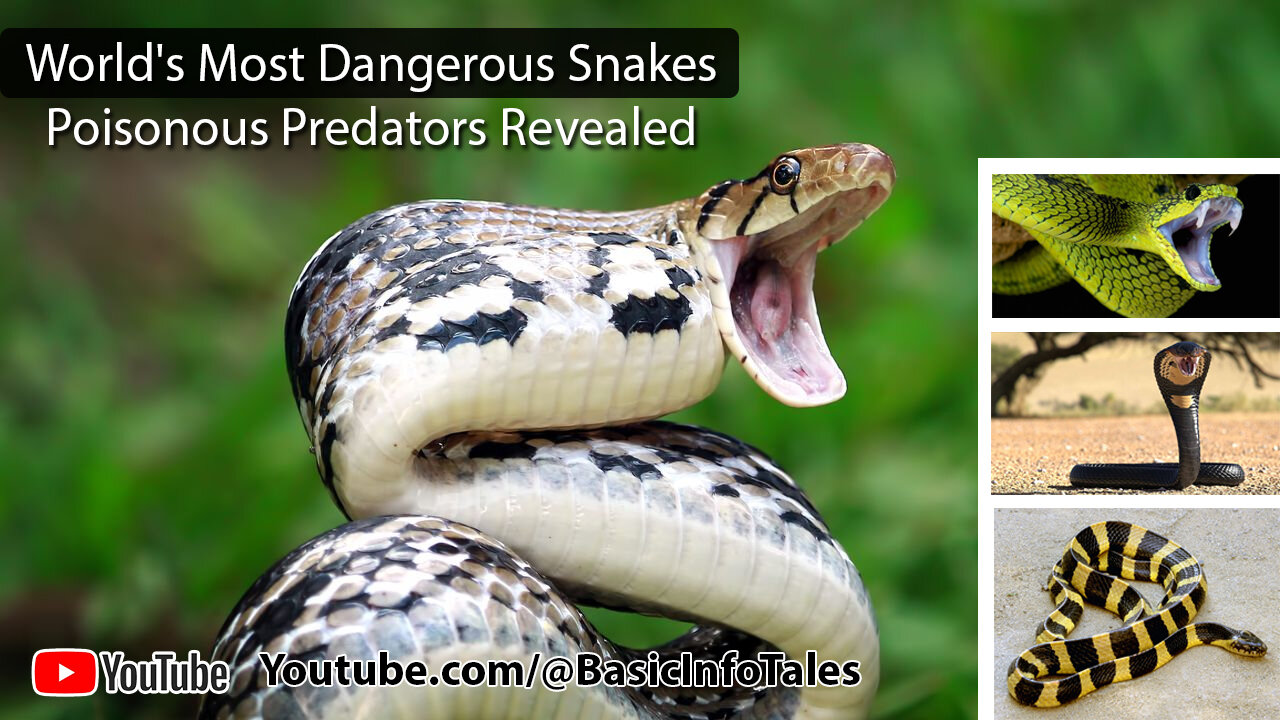 World's Most Dangerous Snakes: Poisonous Predators Revealed