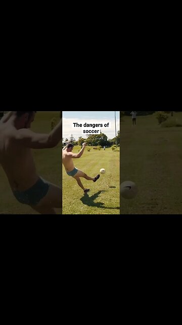 The dangers of soccer #martyandmichael #soccer #fail #fall
