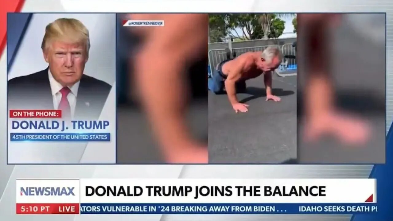 LOL: Trump praises Robert F Kennedy Jr in deranged interview