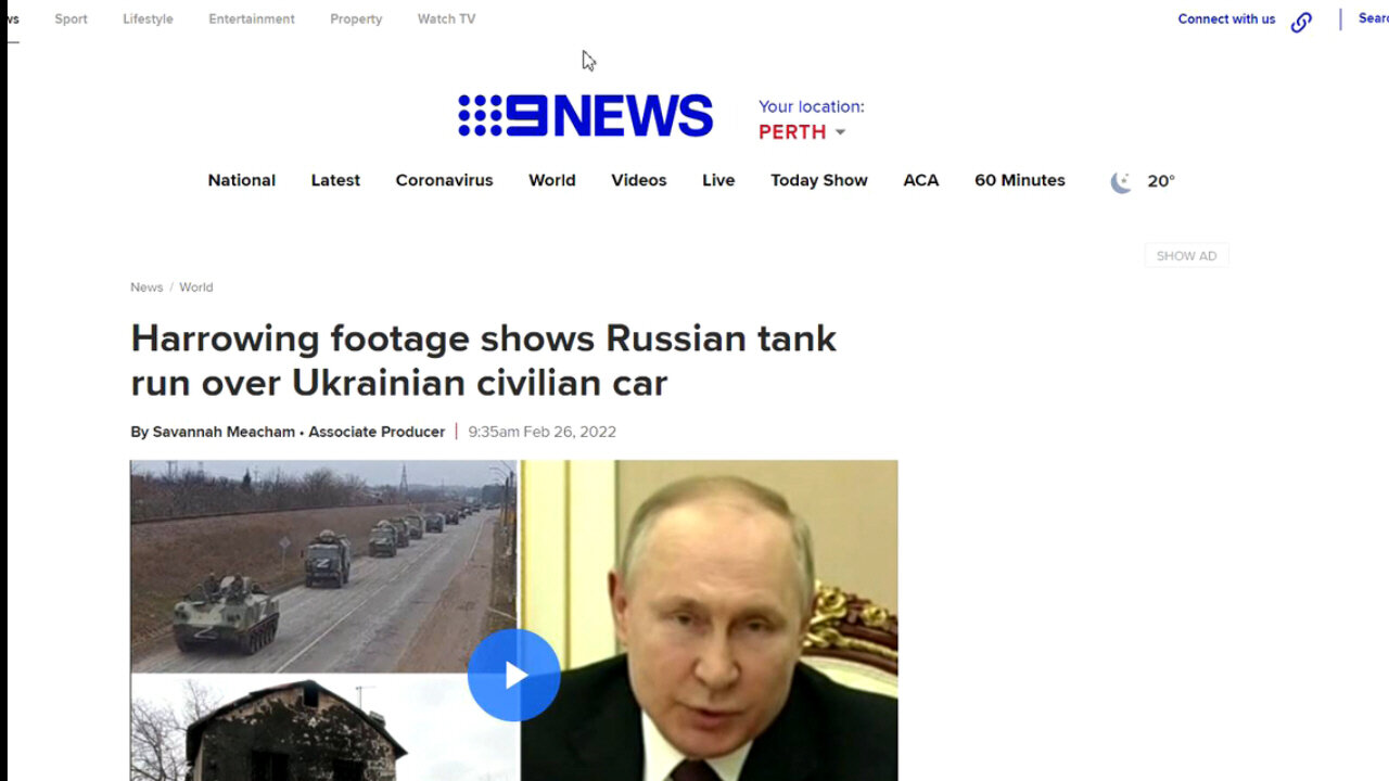World War III, 9 News, 7 News, Fake News Debunked, Censored by Mainstream Media