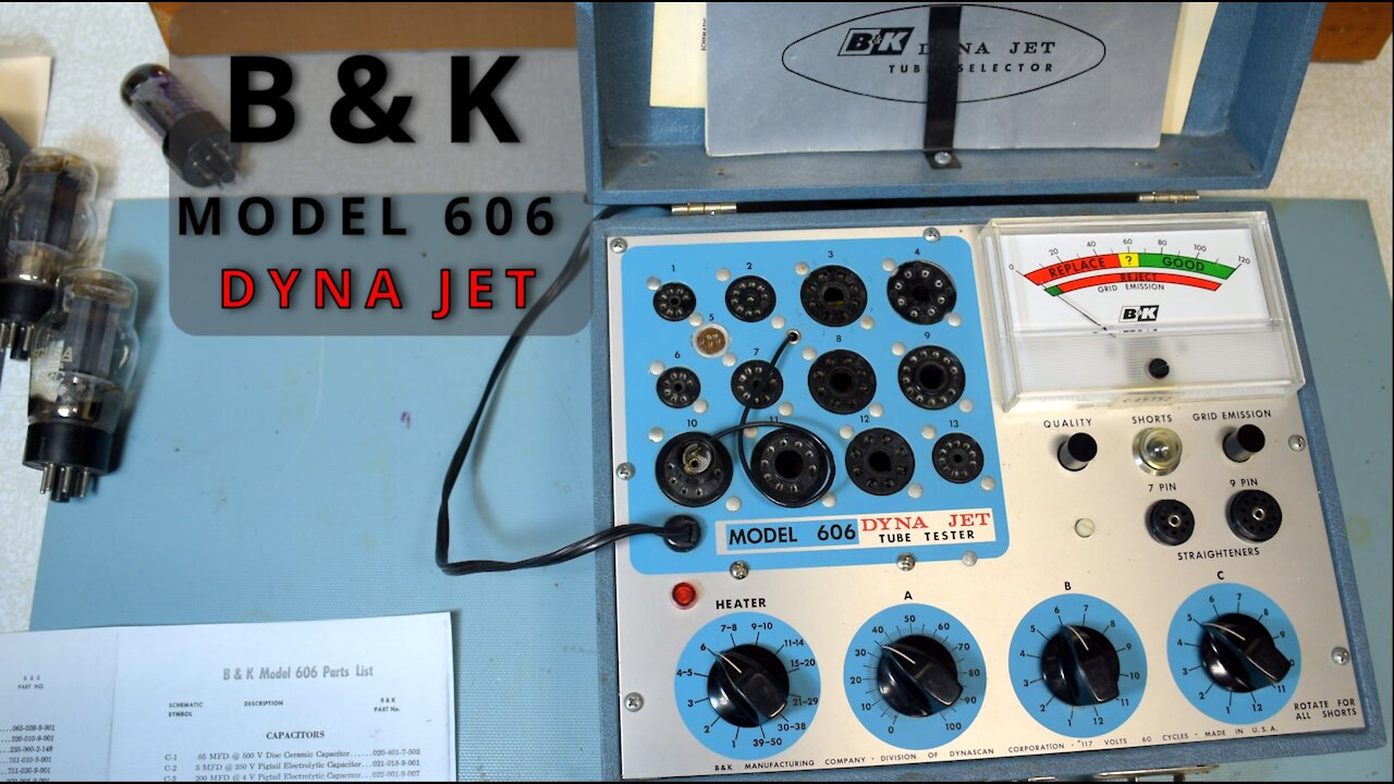 Tube Tester B&K Model 606 DYNA JET Demo (#009)