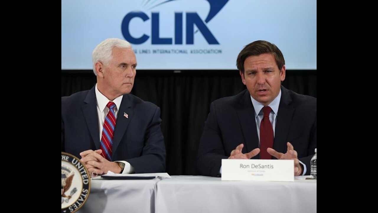 Poll: Pence, DeSantis Statistically Tied as 2024 GOP Contenders Should Trump Not Run