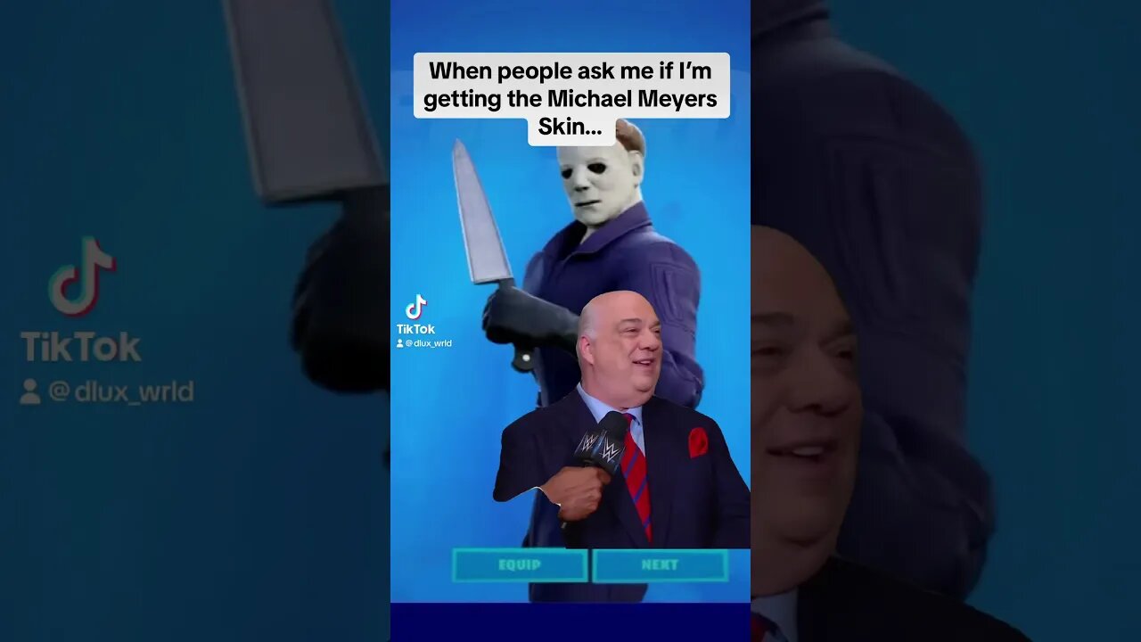 When people ask me if I’m getting the Michael Meyers Skin… #fortnite #fortnitememes #fortnitemares