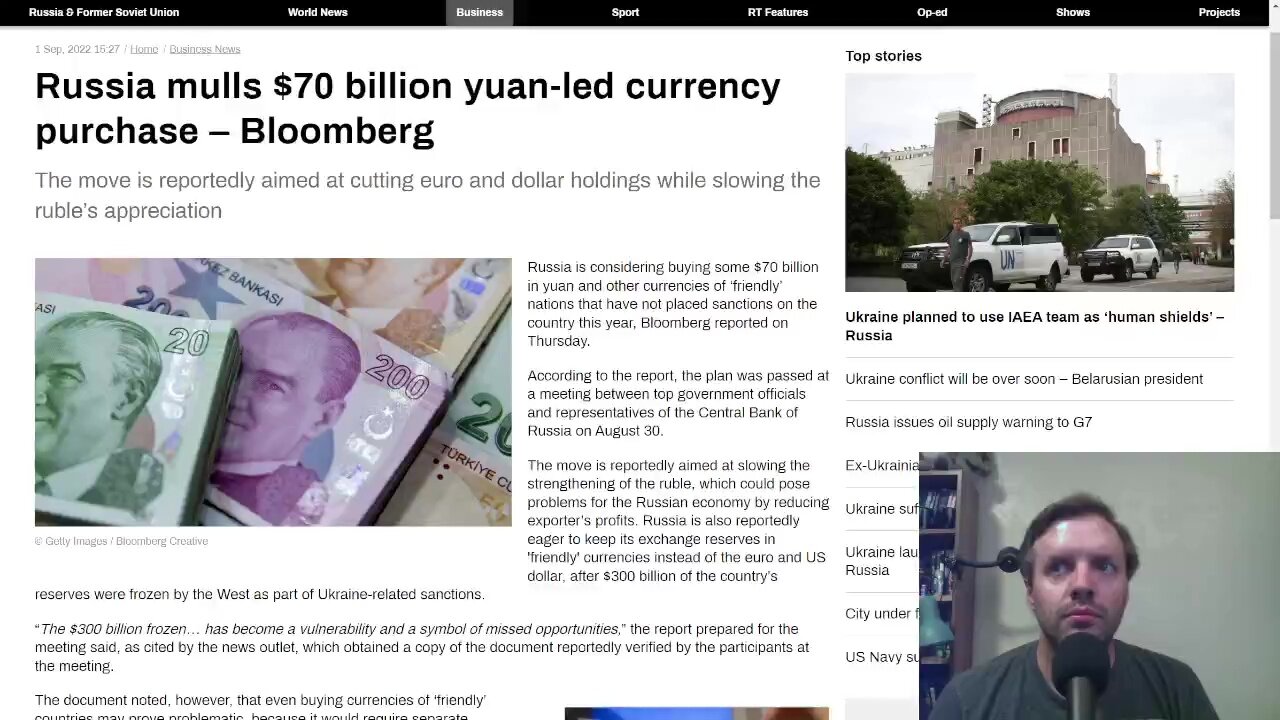 Russia mulls $70 billion yuan-led currency purchase to help slow ruble’s appreciation