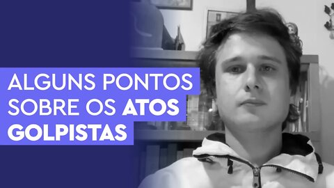 Alguns pontos sobre as manifestações golpistas