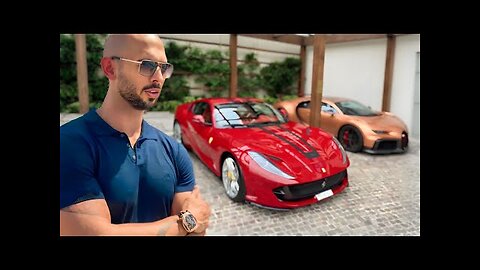 Andrew Tate CRASHES $5.5M BUGATTI into FERARRI RACING in🇭🇷😍💨