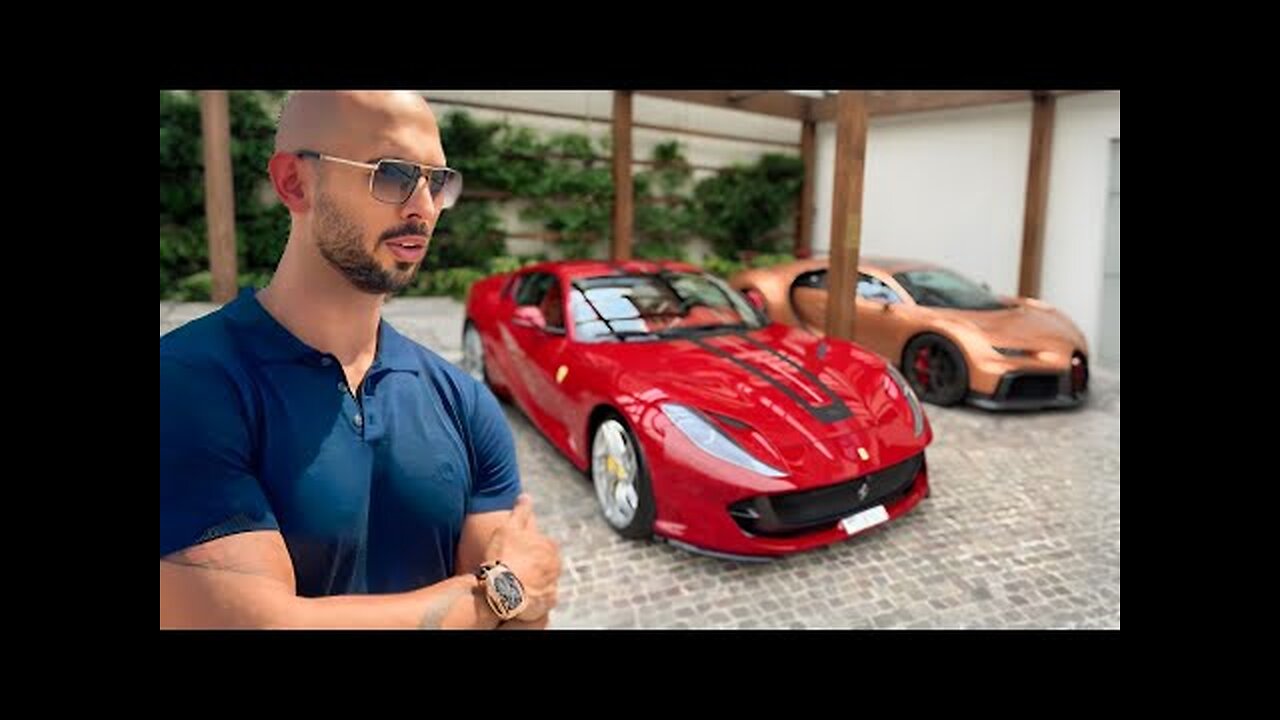 Andrew Tate CRASHES $5.5M BUGATTI into FERARRI RACING inππ·ππ¨