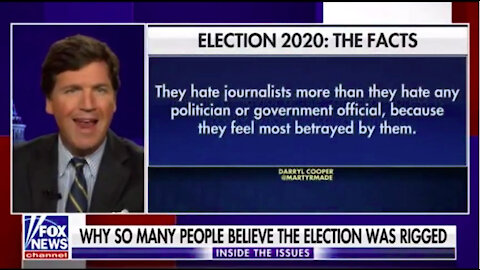 BOOM!!! Finally, TRUTH about Election Fraud & the Deep State Being Spoken on MSM: o7 Tucker Carlson