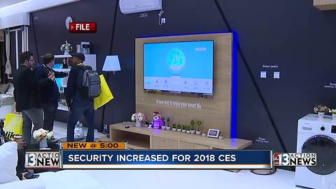 Security increased for CES
