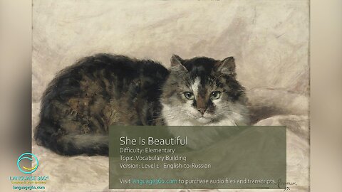 She Is Beautiful: Level 1 - English-to-Russian #shorts