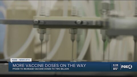 Pfizer increasing vaccine production