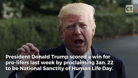 Trump Scores Big Win for Pro-Life Movement