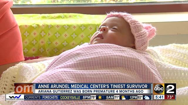 Anne Arundel Medical Center's tiniest survivor