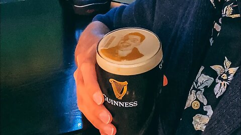 Guinness with Selfie on the Foam?!