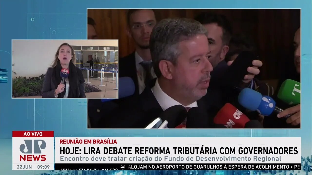 Lira debate reforma tributária com governadores nesta quinta (22)