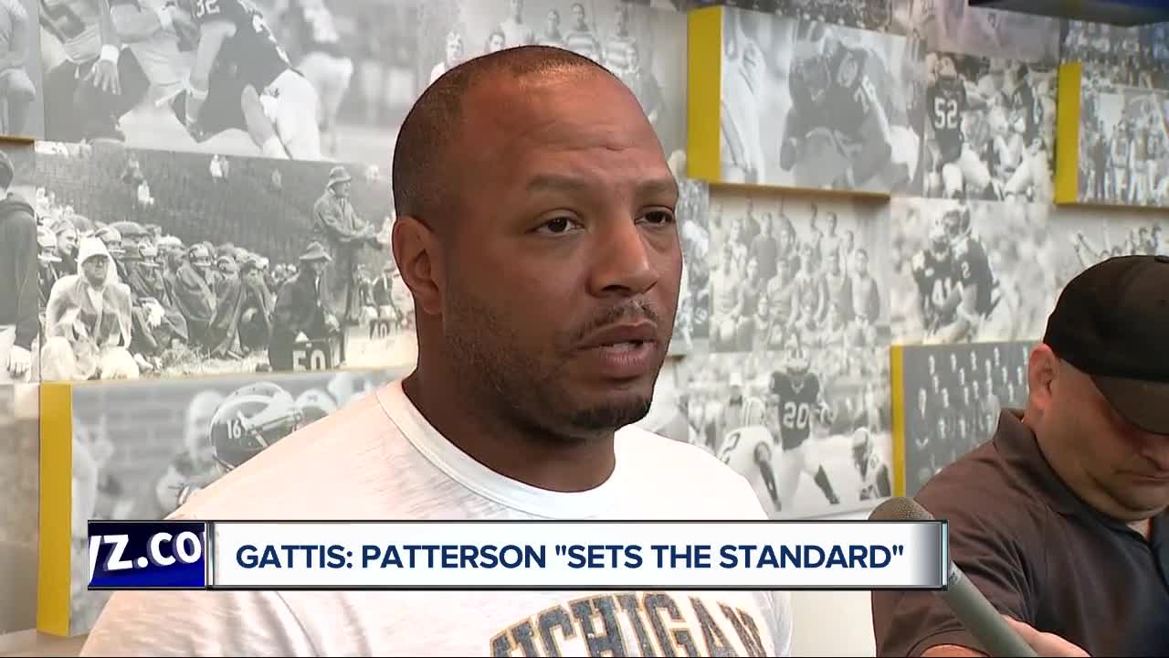 Michigan OC Gattis: Patterson sets the standard