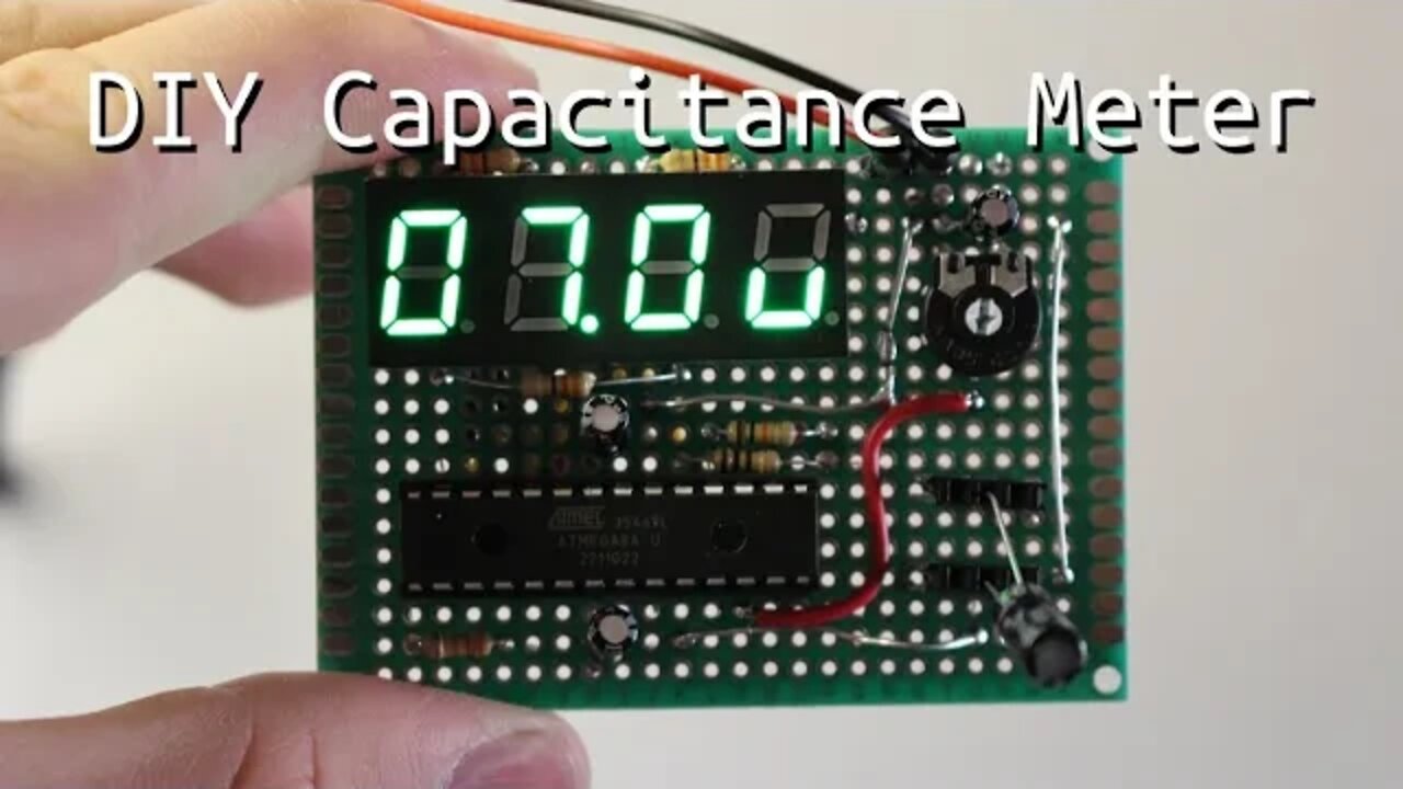 DIY Auto Range Capacitance Meter - Capacitors and Voltages