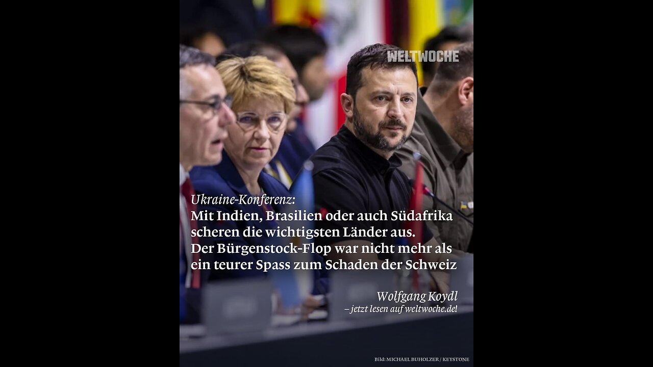 Ukraine-Konferenz in der Schweiz