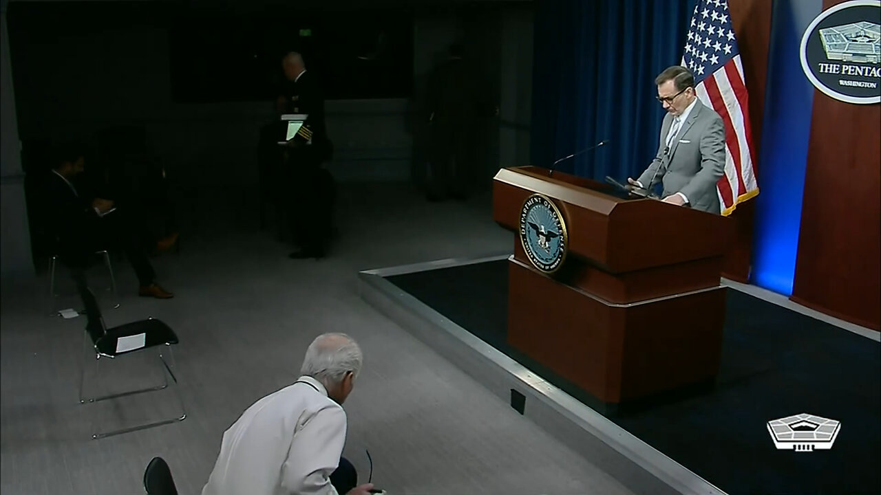 Pentagon Press Secretary Holds Briefing