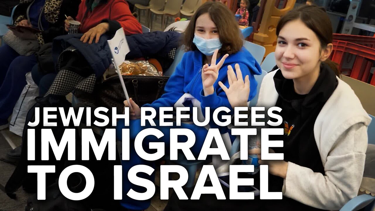 Jewish Refugees Fleeing Ukraine War Become New Immigrants in Israel 04/15/2022