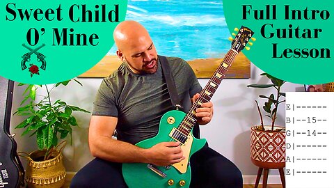 Sweet Child Of Mine Intro - Full Guitar Lesson