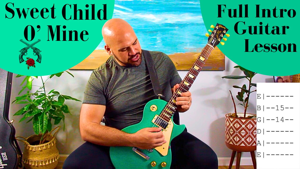 Sweet Child Of Mine Intro - Full Guitar Lesson