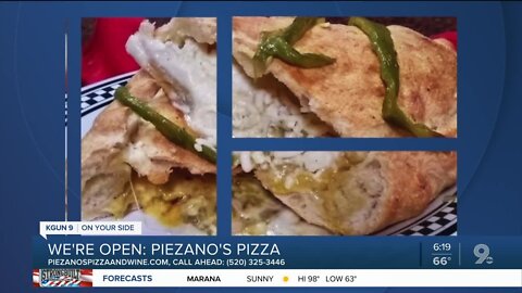 Piezano's Pizza sells original pies