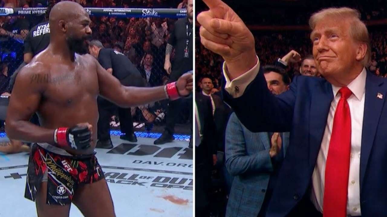 UFC 309: 🐐 Jon Jones hits the ICONIC Donald Trump YMCA dance after defeating Stipe Miocic #UFC309