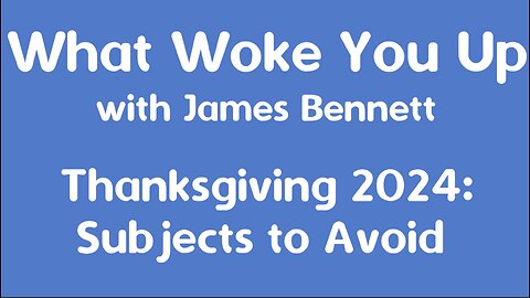 Thanksgiving 2024: Subjects to Avoid