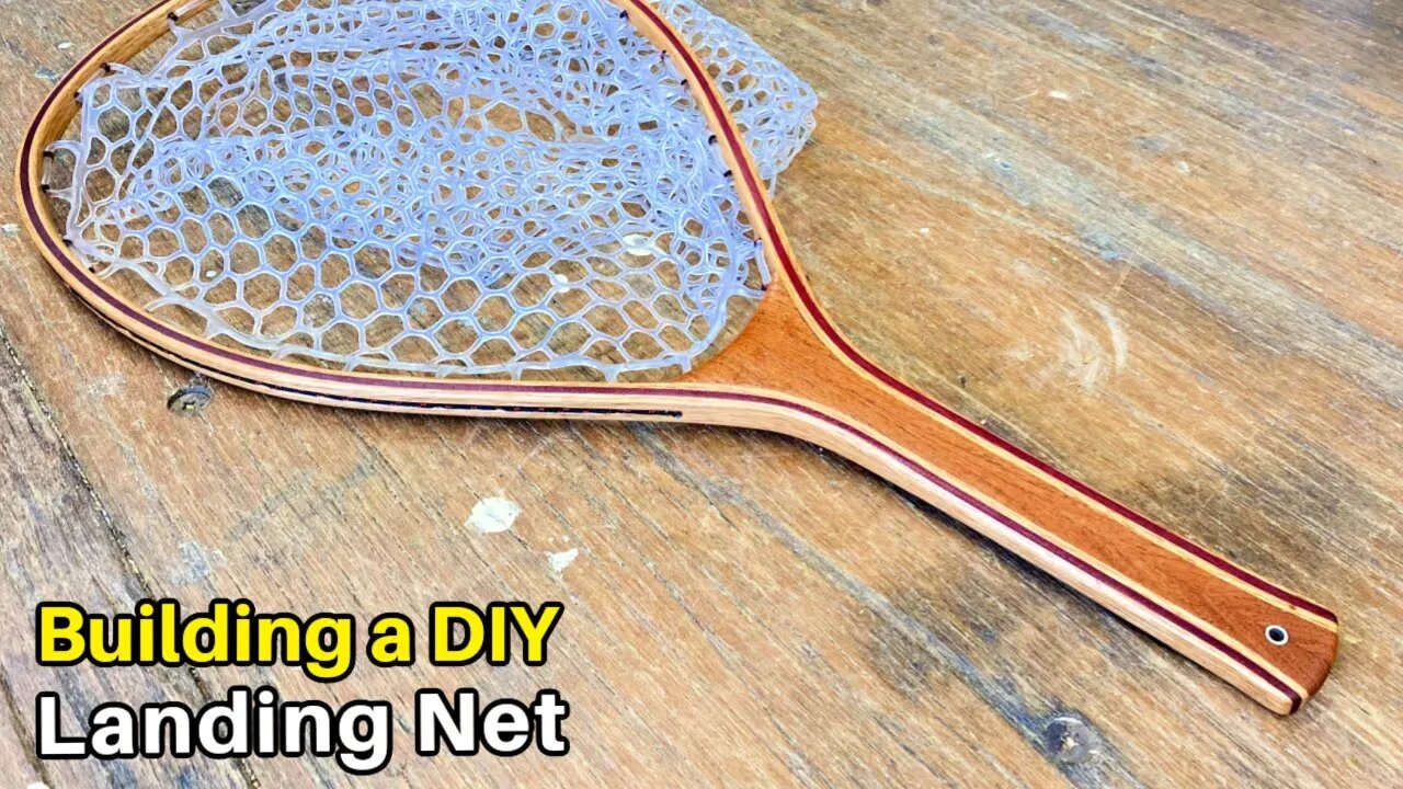 How to Make a Landing Net - Steam Bent Fishing Net